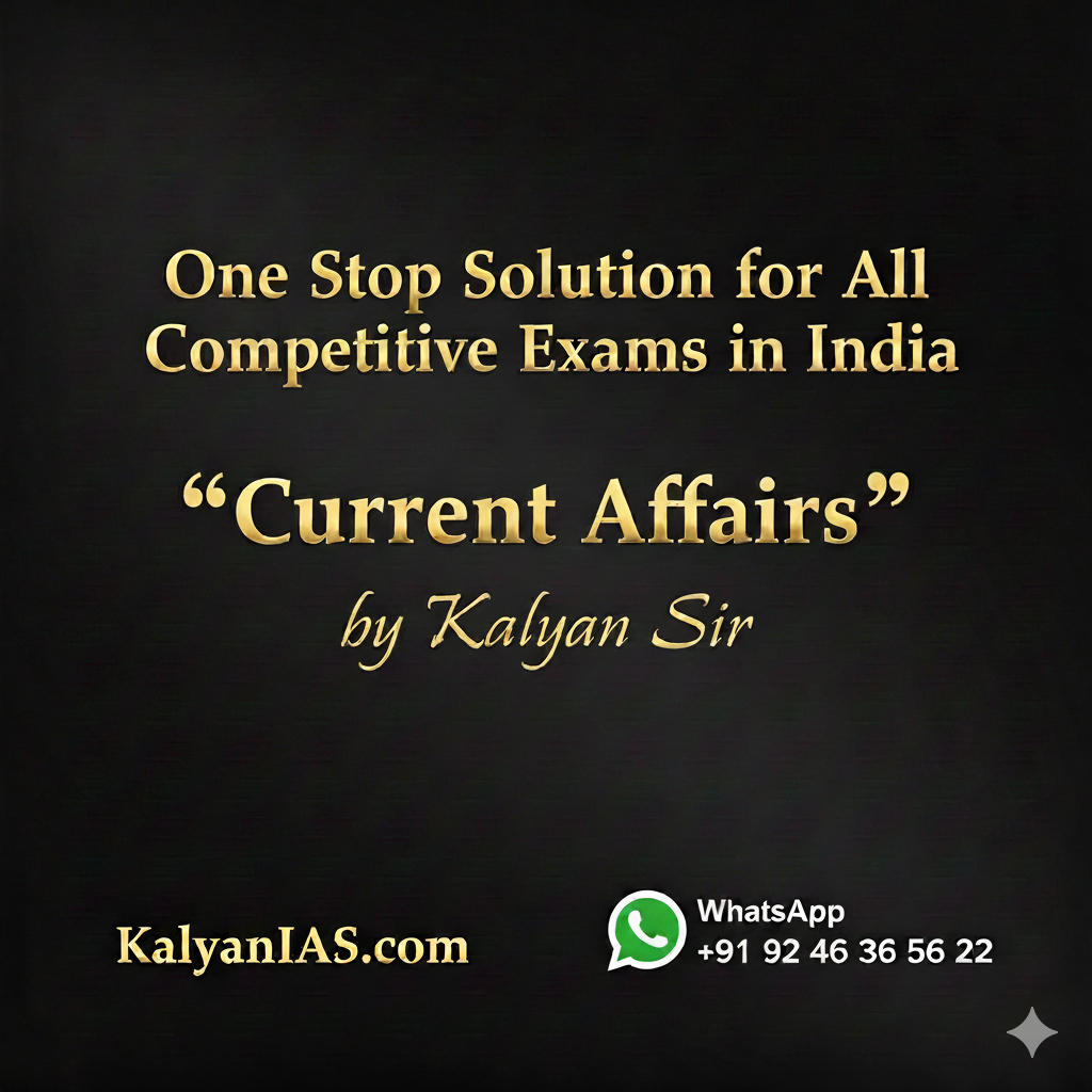 Current Affairs by Kalyan Sir